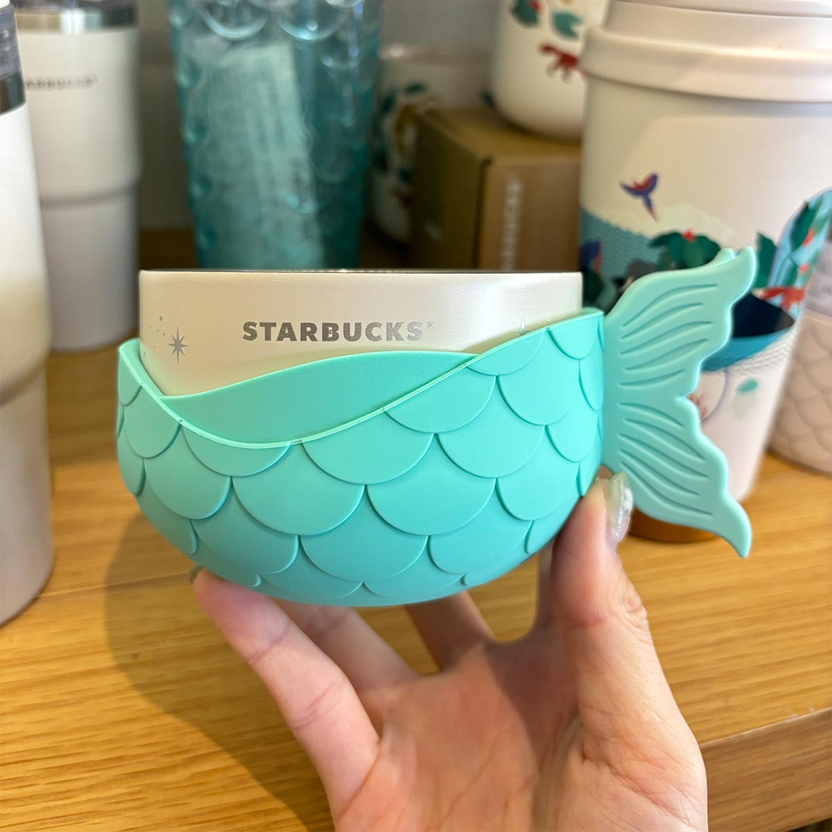 Starbucks Taiwan 2024 ocean series green stainless steel cup 237ml Starbucks loveinstarbucks