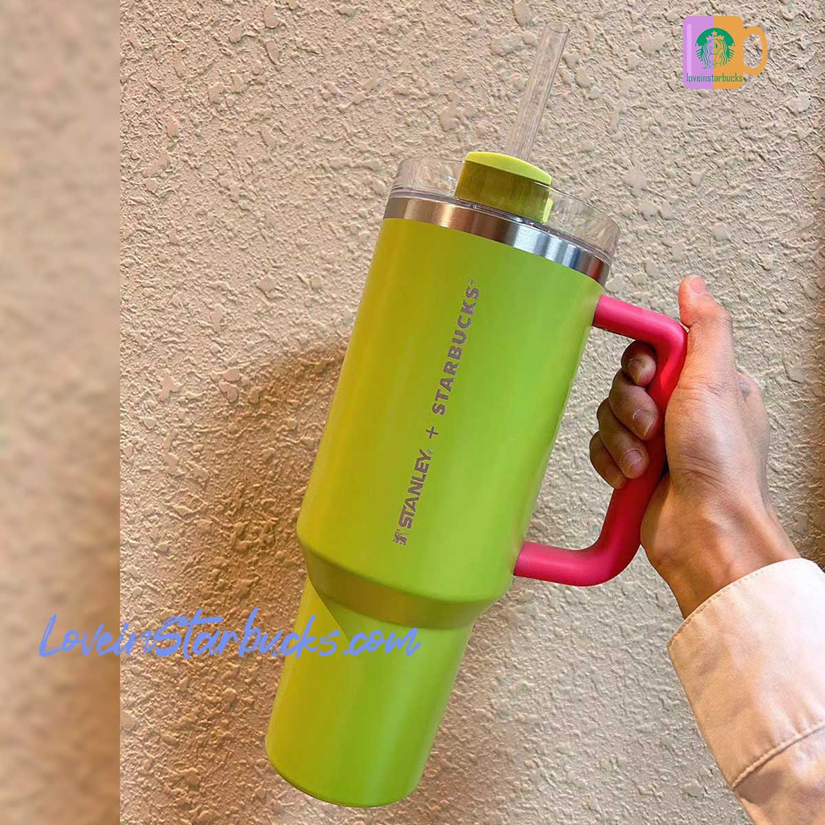 Starbucks China 2023 Music Carnival Series Green Stanley stainless steels cup 40oz Starbucks loveinstarbucks