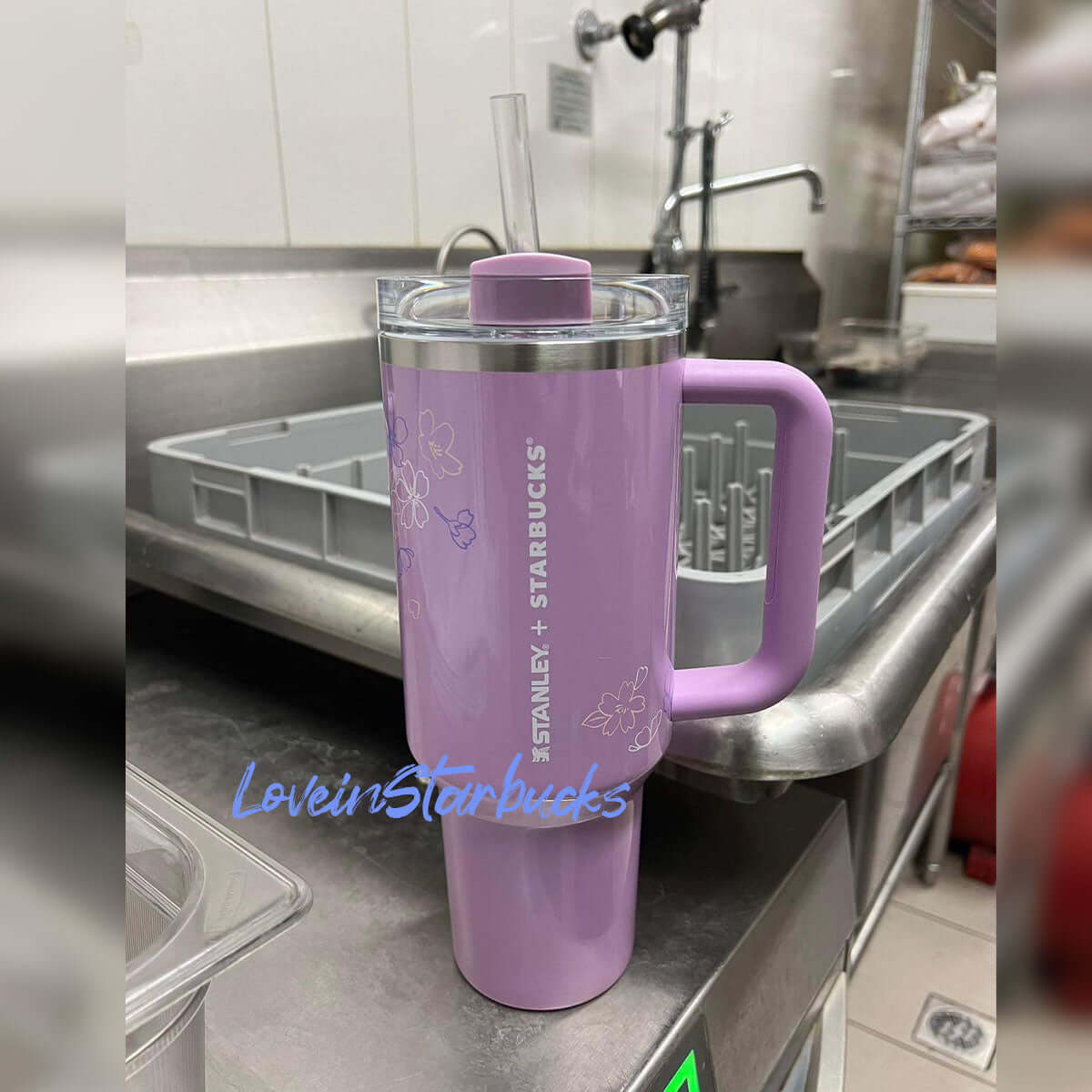 Starbucks Stanley 2024 Philippines Lavender Sakura stainless steel cup 40oz loveinstarbucks loveinstarbucks