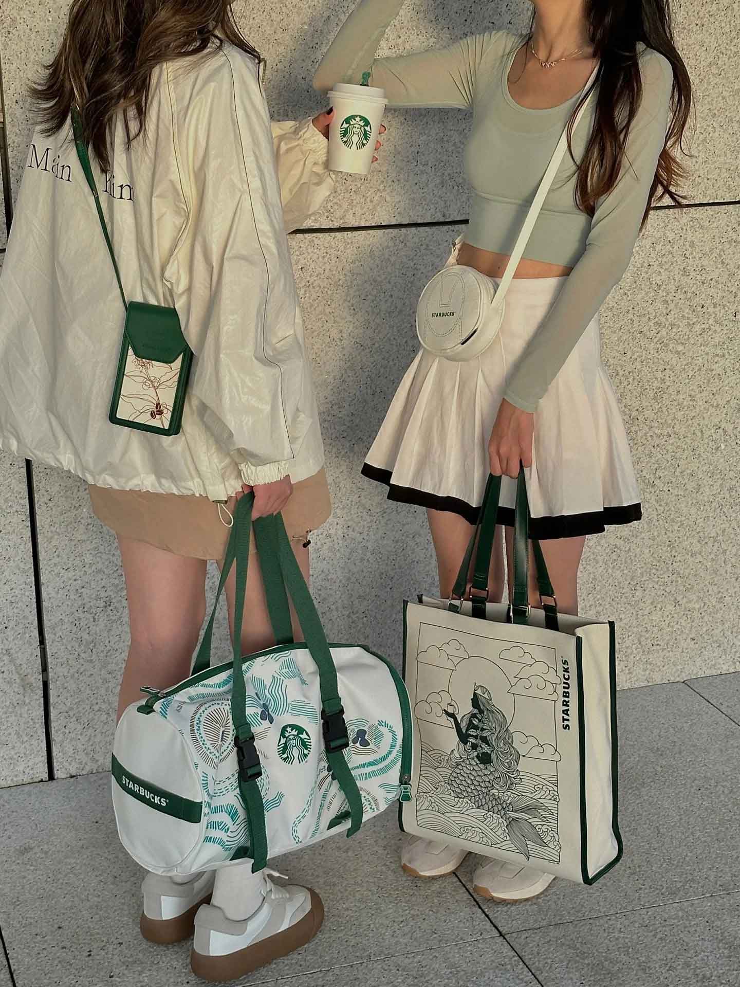 Starbucks China 2023 Coffee Bean Travel bag Starbucks loveinstarbucks