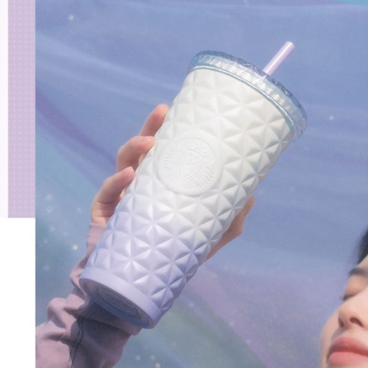 Starbucks tumbler China 2023 mystic purple series gradient Ombre purple Dion stainless steel cup 20oz Starbucks loveinstarbucks