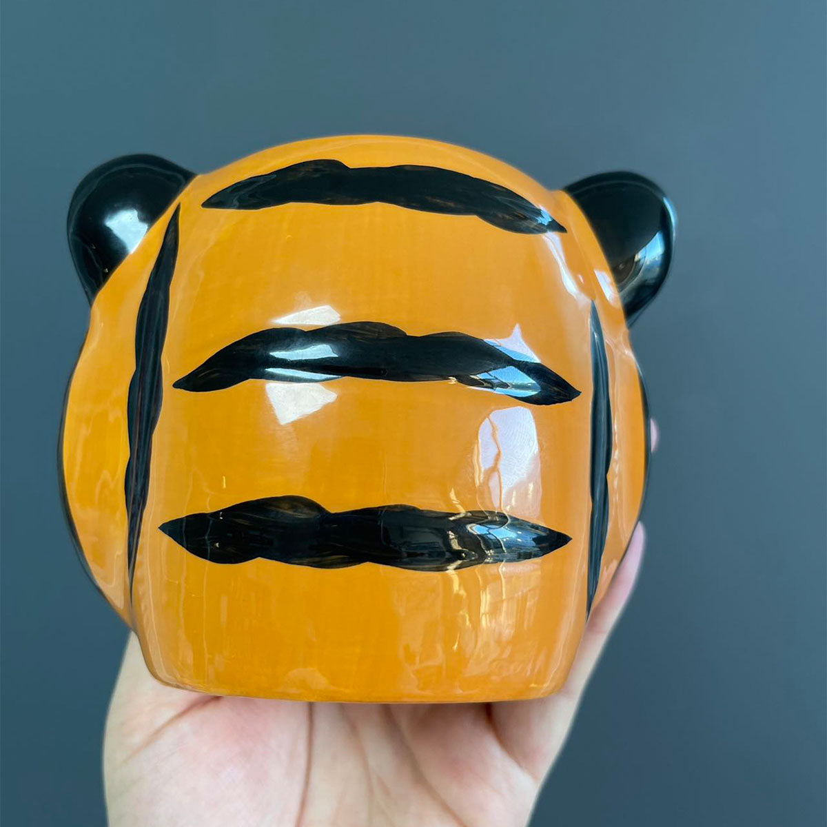 flaw Hand-painted ceramic overglaze cup or jar , not Starbucks loveinstarbucks loveinstarbucks