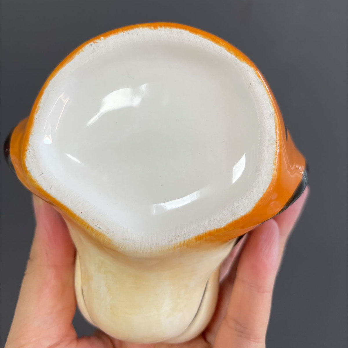 flaw Hand-painted ceramic overglaze cup or jar , not Starbucks loveinstarbucks loveinstarbucks