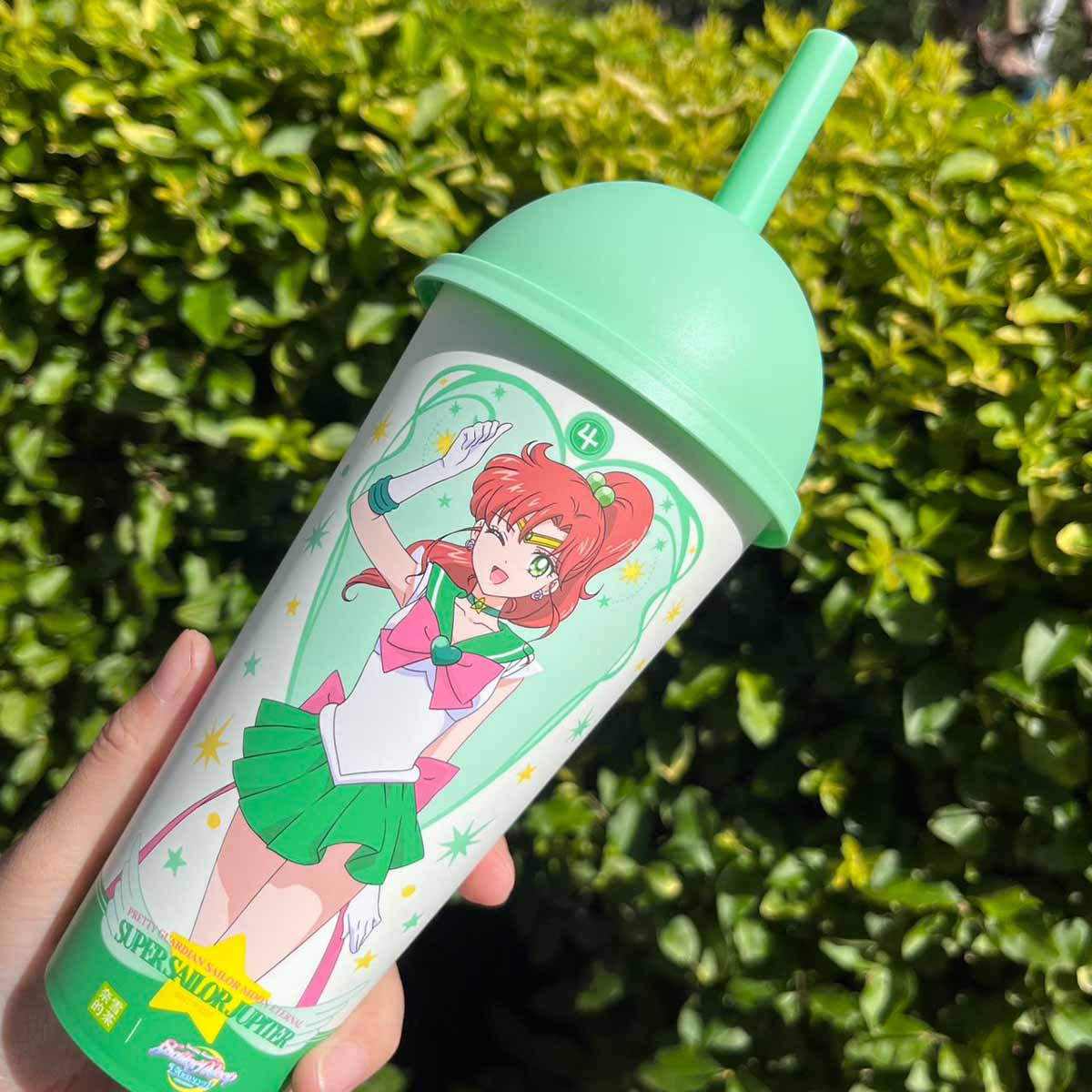 Nayuki Sailor Moon series Green plastic straw cup Nayuki loveinstarbucks