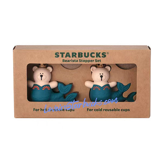 Starbucks Taiwan 2023 Protecting Marine Series topper stopper set Starbucks loveinstarbucks