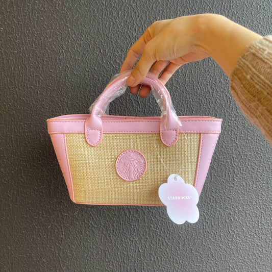 Starbucks China 2024 Spring Sakura pink handbag loveinstarbucks loveinstarbucks