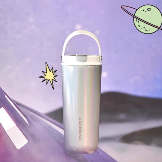 Starbucks China 2024 Summer Night Sky Online Silver stainless steel cup 650ml Starbucks loveinstarbucks