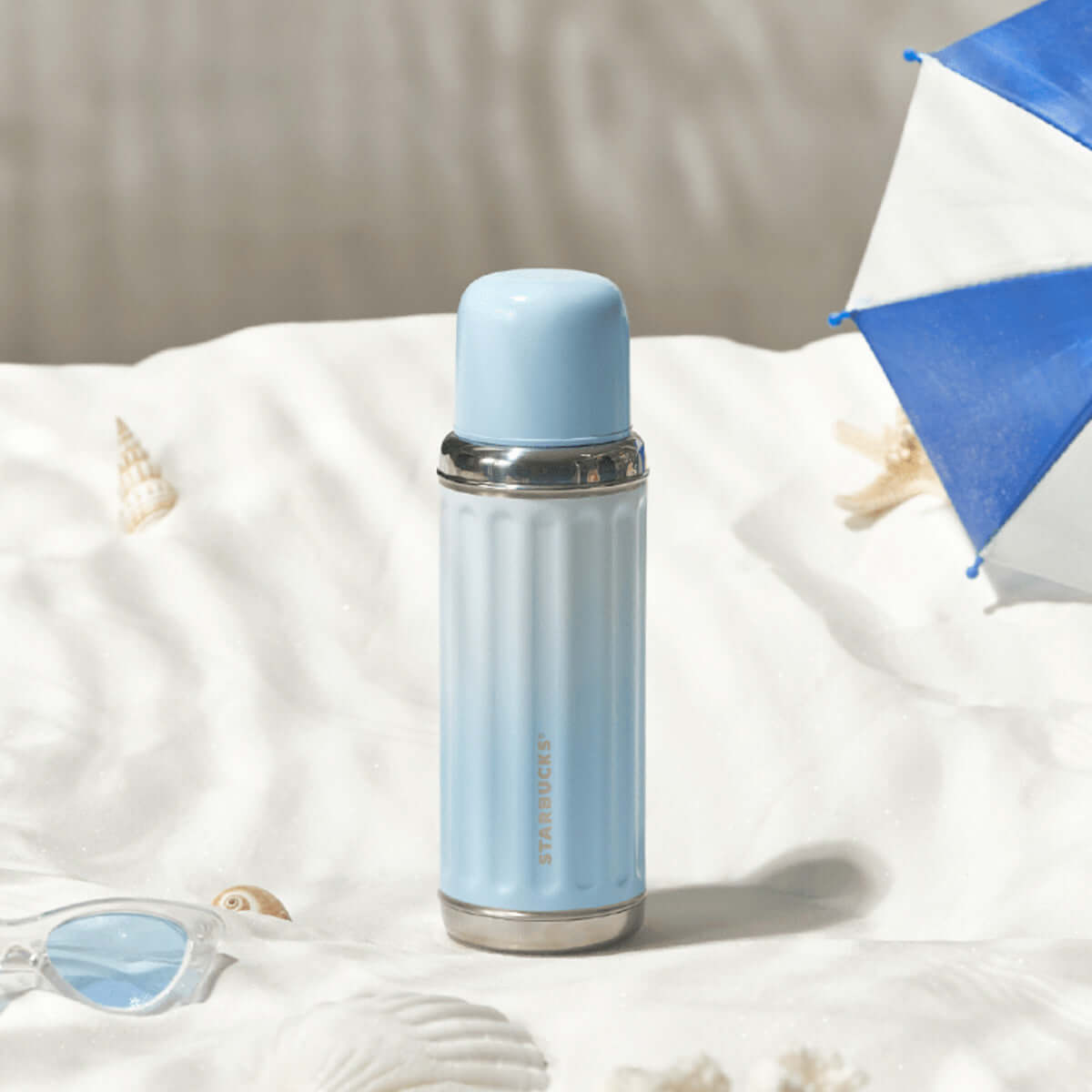 Starbucks China 2024 summer seaside online Retro thermos cup 480ml loveinstarbucks loveinstarbucks