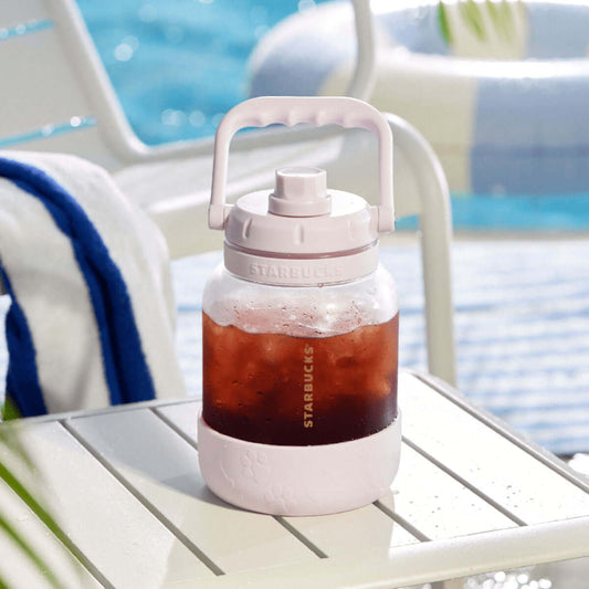 Starbucks China 2024 summer seaside online plastic cup 1400ml loveinstarbucks loveinstarbucks