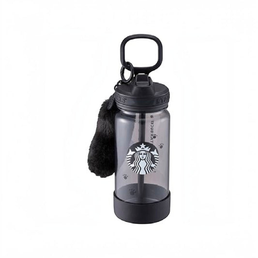 Starbucks Taiwan Autumn 2026 Series 18oz Black Cat Tail Cold Water Bottle 532ml