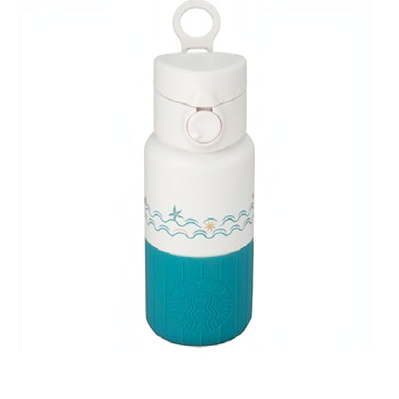 Starbucks Taiwan Autumn 2026 Series Ocean Muse Stainless Steel Flip Lid Bottle 355ml