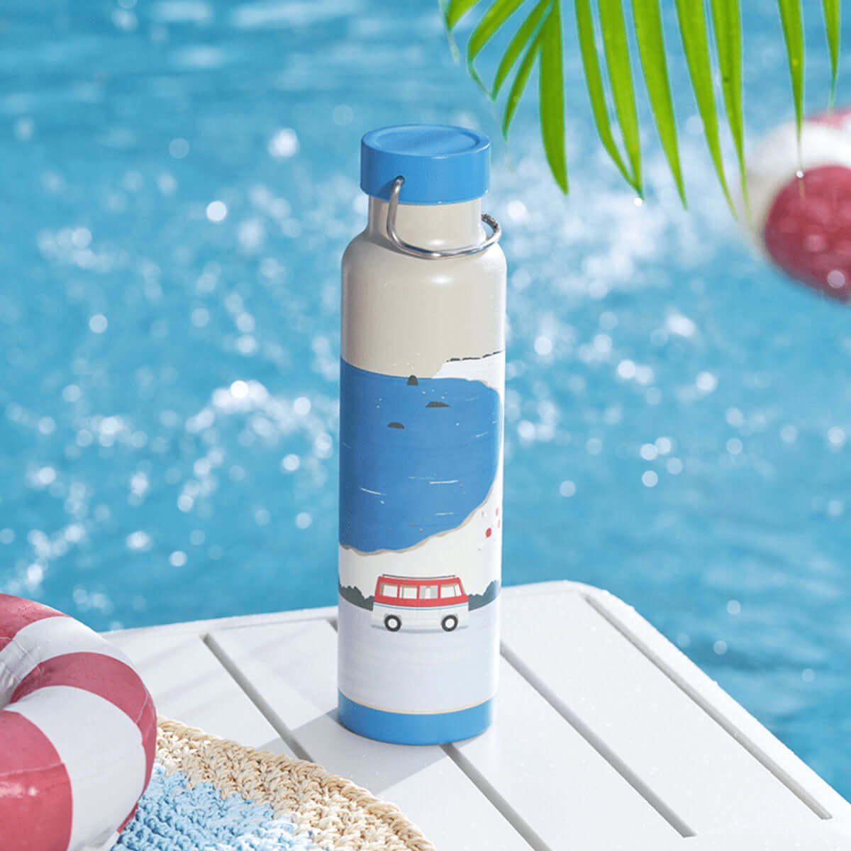 Starbucks China 2024 summer seaside online holiday thermos cup 695ml loveinstarbucks loveinstarbucks