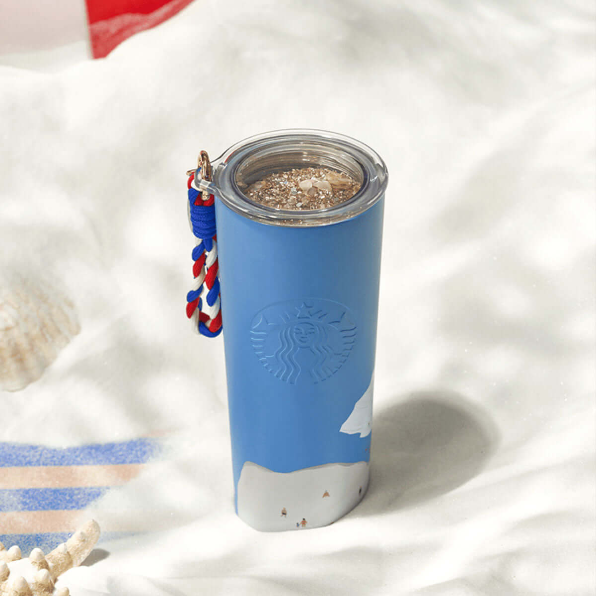 Starbucks China 2024 summer seaside online beach table cup 473ml loveinstarbucks loveinstarbucks