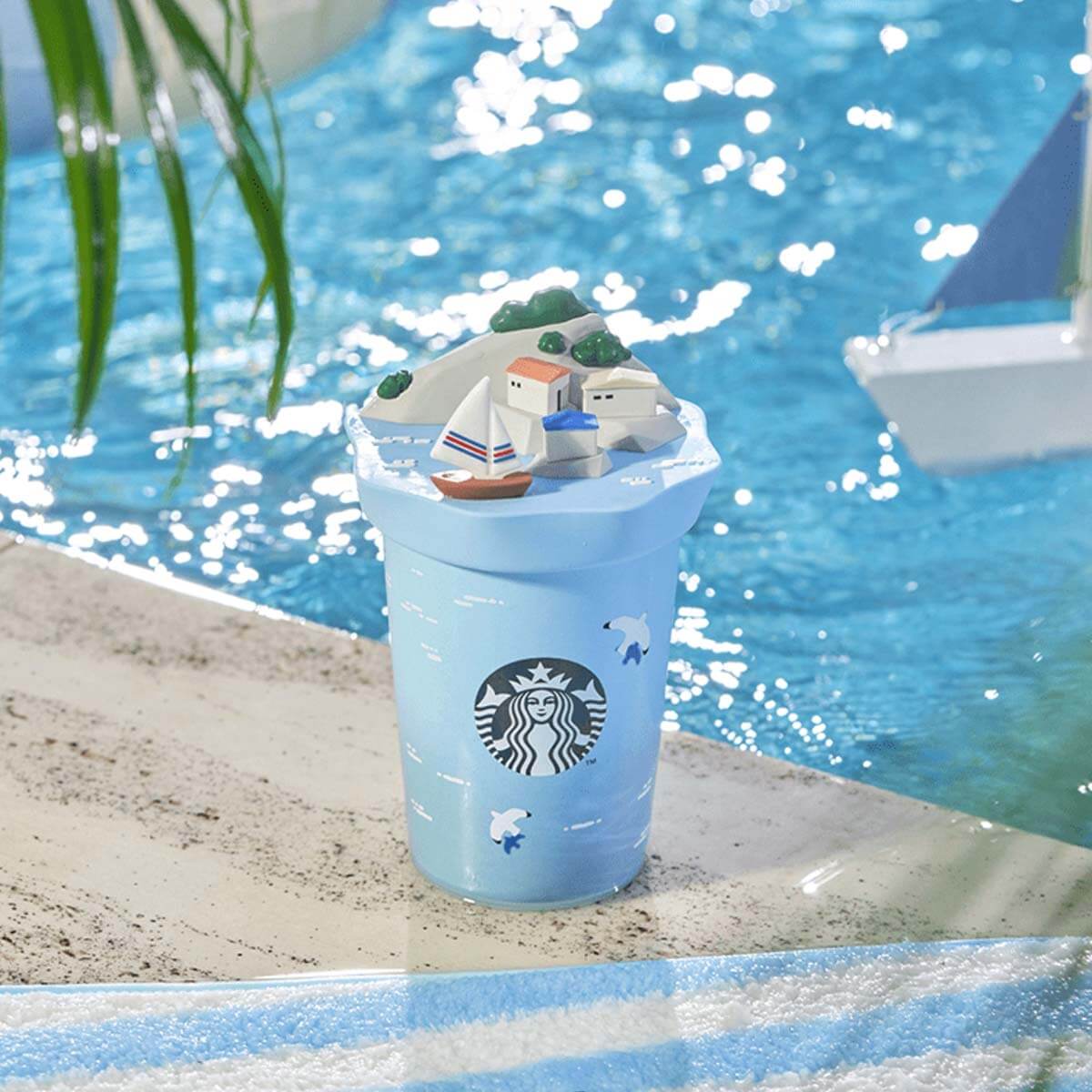 Starbucks China 2024 summer seaside online Sailboat and pirate mug 473ml loveinstarbucks loveinstarbucks