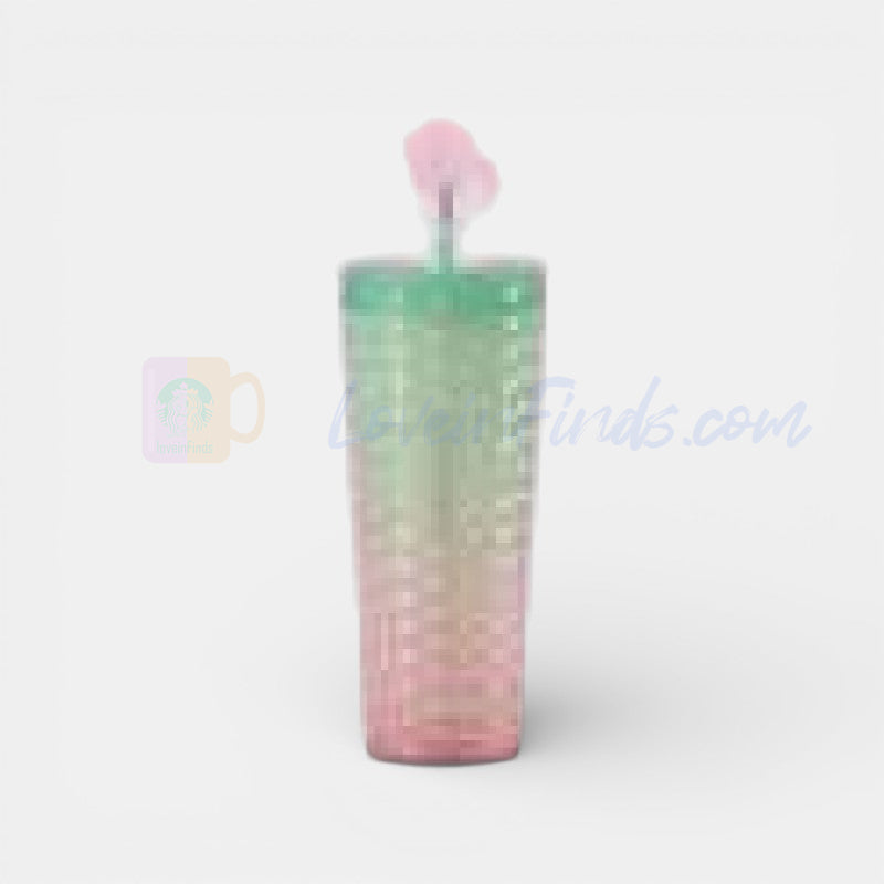 Starbucks Taiwan 2026 Sakura series TOGO Pink Green Cold Water Cup 710ml
