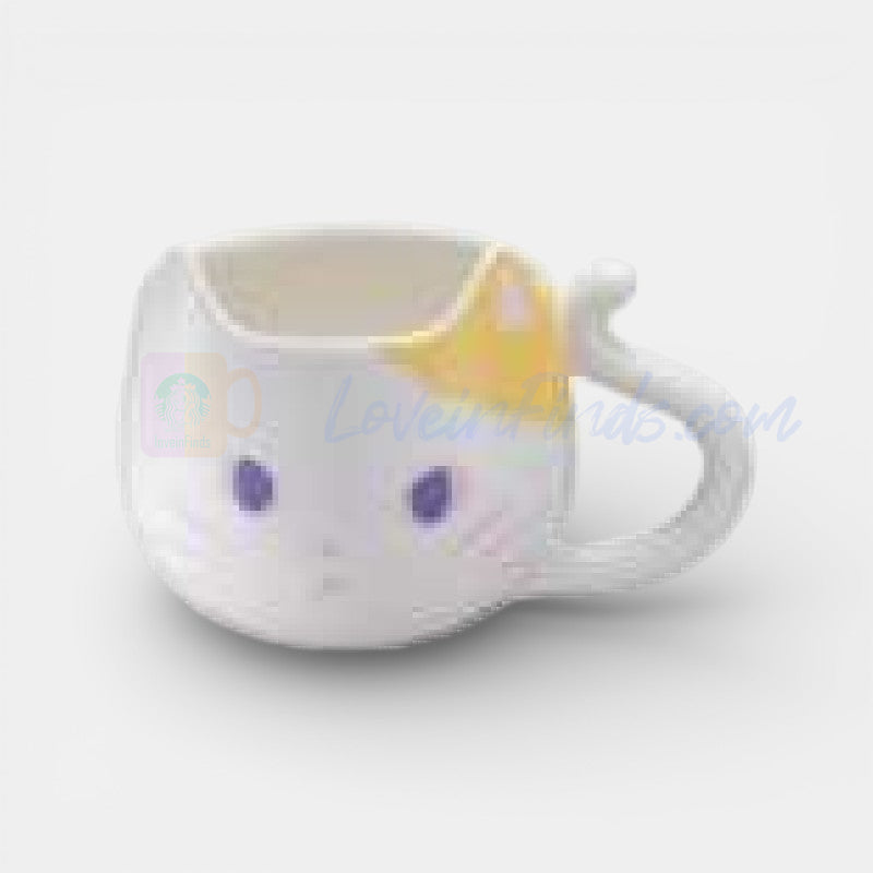Starbucks Taiwan 2026 Sakura series White Cat Mark 355ml