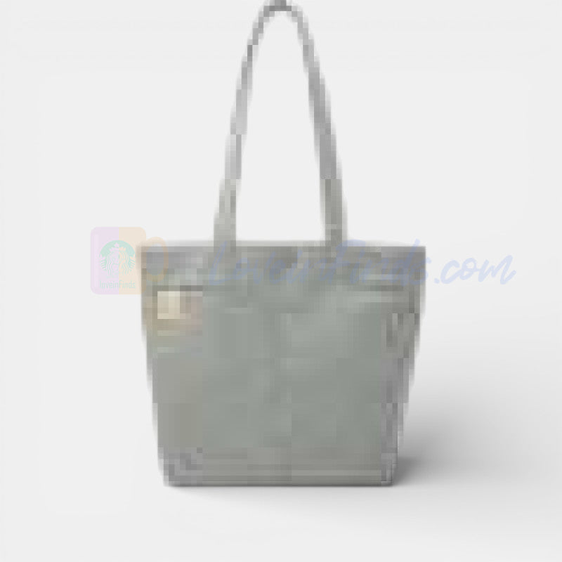Starbucks Taiwan 2026 Sakura series green shoulder bag