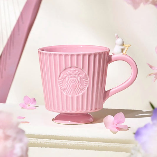 Starbucks China 2025 Garden Dance series pink mug 296ml