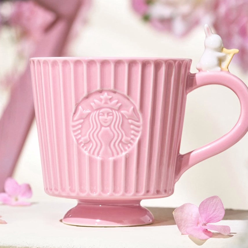 Starbucks China 2025 Garden Dance series pink mug 296ml