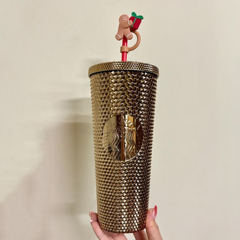 Starbucks Taiwan 2025 Christmas Party Serie cold water cup 24oz coming with stopper