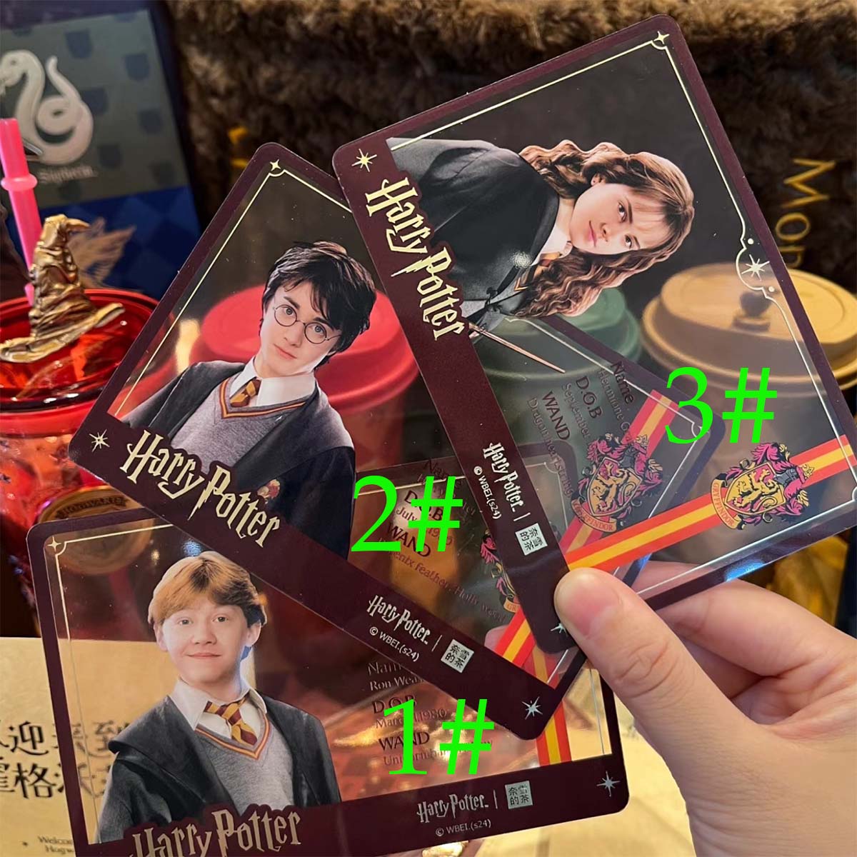 Nayuki and Harry Potter co-brand transparent certificate Nayuki loveinstarbucks