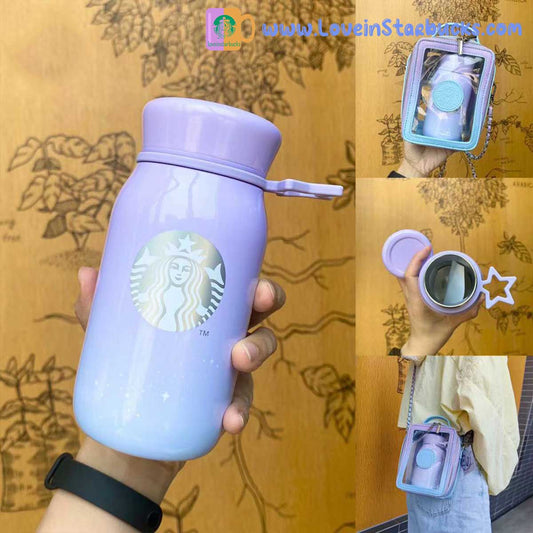 Starbucks tumblers 2021 China Dream star vacuum cup with bag 350ml Starbucks loveinstarbucks