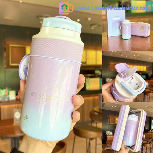 Starbucks tumblers 2021 China Dream star Kambukka Stainless steel straw cup with bag 280ml Starbucks loveinstarbucks