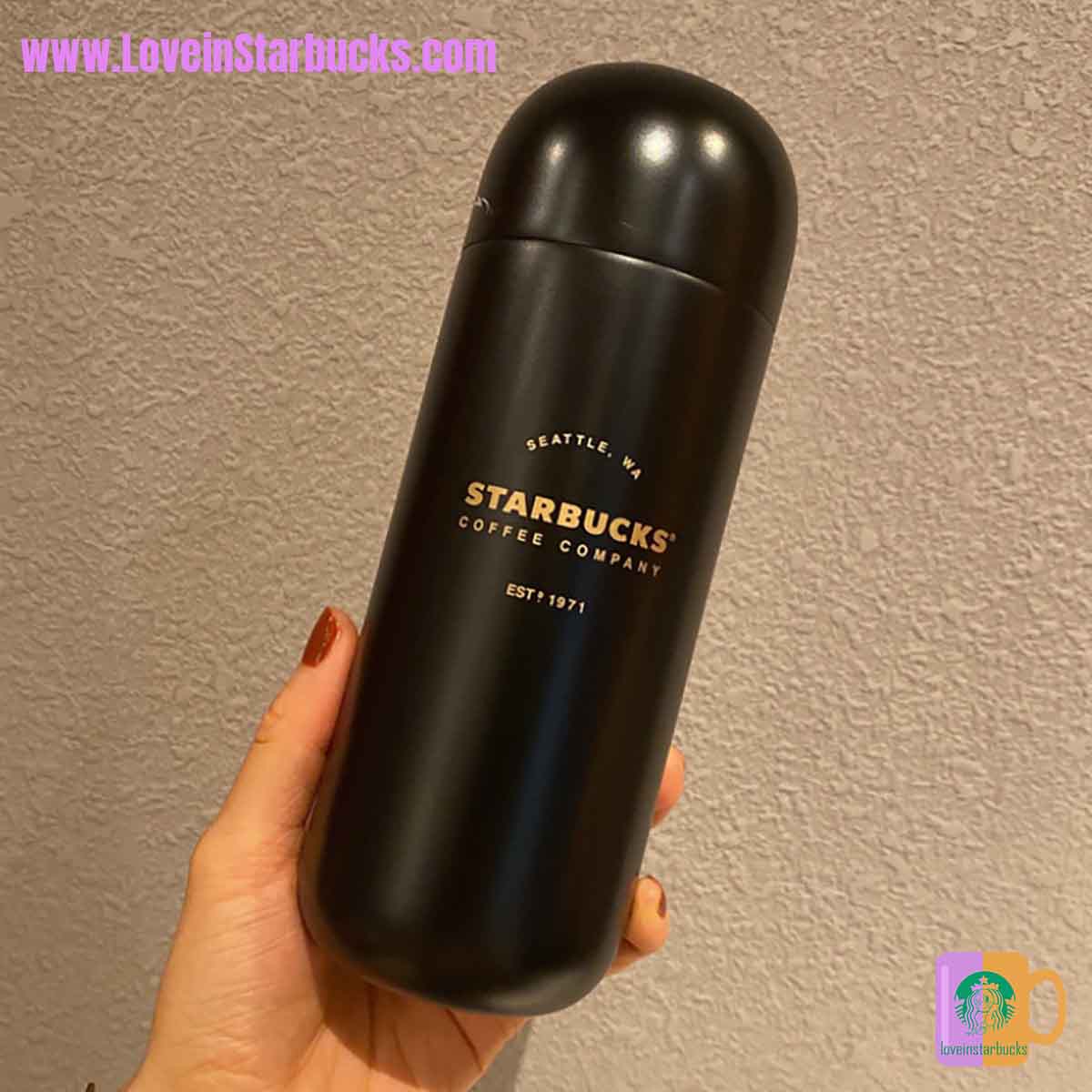 Starbucks tumblers China 2020 Xmas Capsule shaped Stainless steel insulated cup with bag 355ml Starbucks loveinstarbucks
