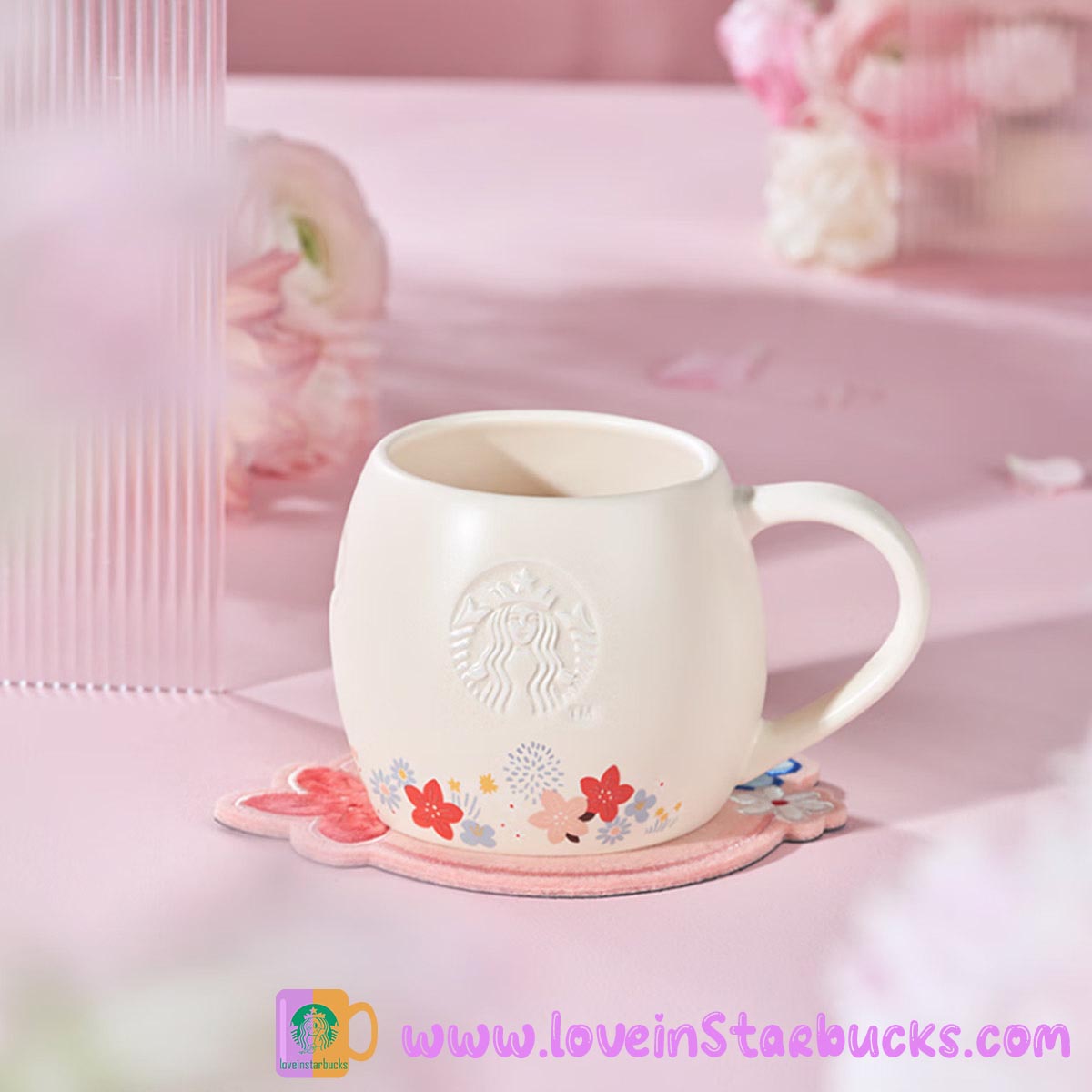 Starbucks China 2023 Spring Cute Rabbit mug set 355ml Starbucks loveinstarbucks