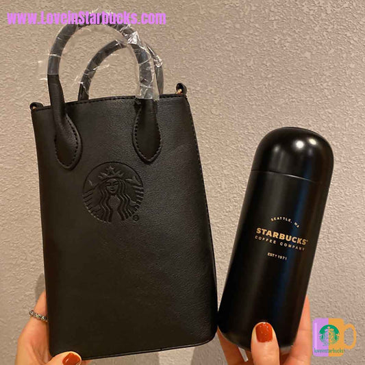 Starbucks tumblers China 2020 Xmas Capsule shaped Stainless steel insulated cup with bag 355ml Starbucks loveinstarbucks