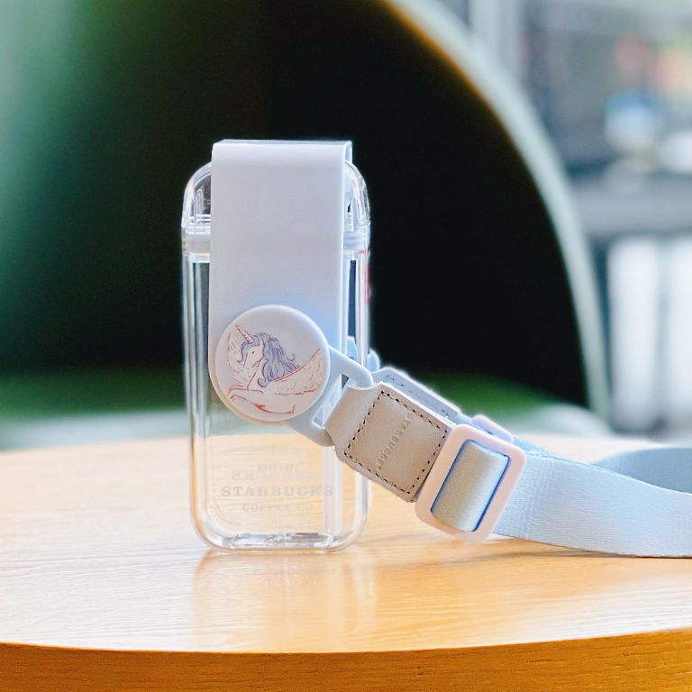 Starbucks 2022 blue carousel rotatable straw cup 290ml Starbucks loveinstarbucks