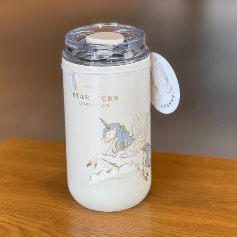 Starbucks tumblers 2022 blue carousel Stainless steel cup 355ml Starbucks loveinstarbucks