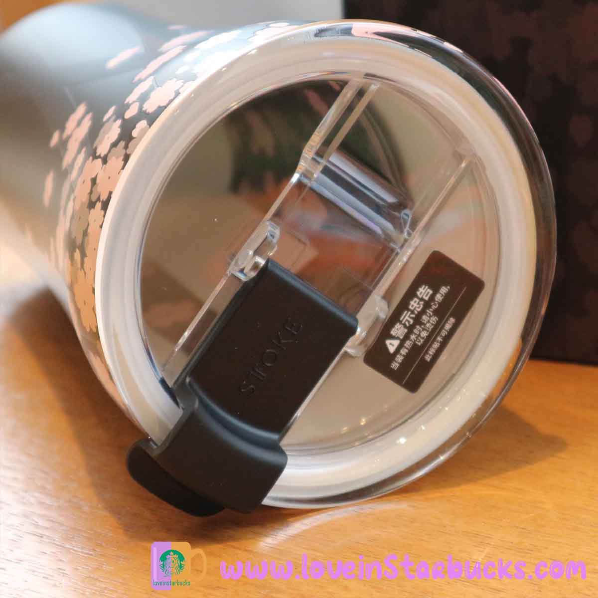 Starbucks Tumbler 2023 Reserve Artist Collection Limited Edition Cool Black and Pink Sakura SS cup Starbucks loveinstarbucks