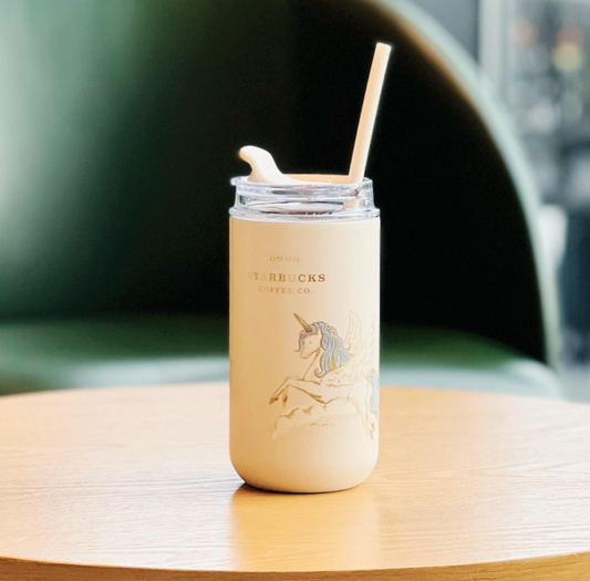 Starbucks tumblers 2022 blue carousel Stainless steel cup 355ml Starbucks loveinstarbucks