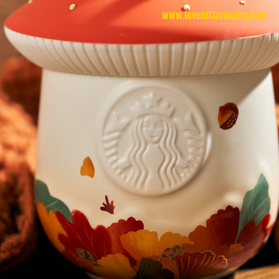 on sale Starbucks 2022 autumn forest Leisurely Rabbit mug Starbucks loveinstarbucks