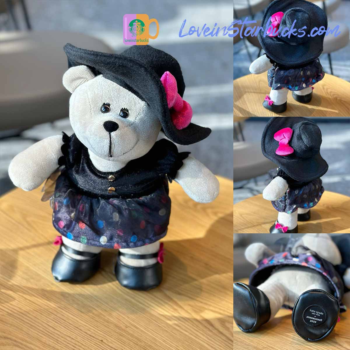 Starbucks Kate spade co-branded color dots Bear Doll Starbucks loveinstarbucks
