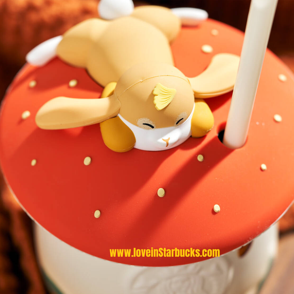 on sale Starbucks 2022 autumn forest Leisurely Rabbit mug Starbucks loveinstarbucks