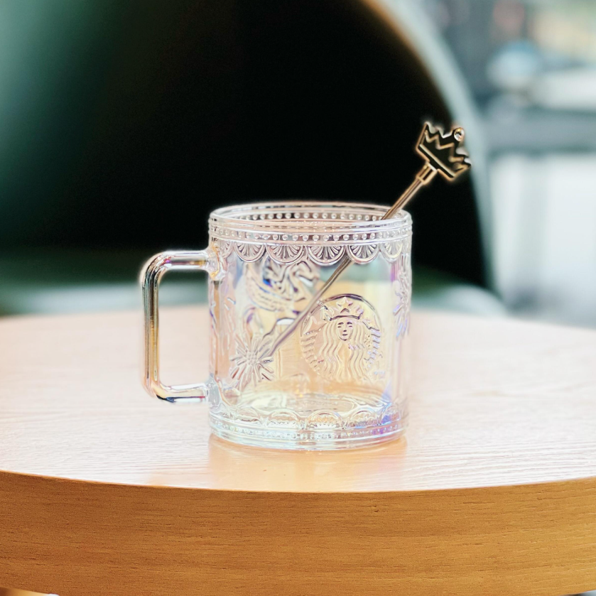 Starbucks 2022 blue carousel mug 440ml Starbucks loveinstarbucks