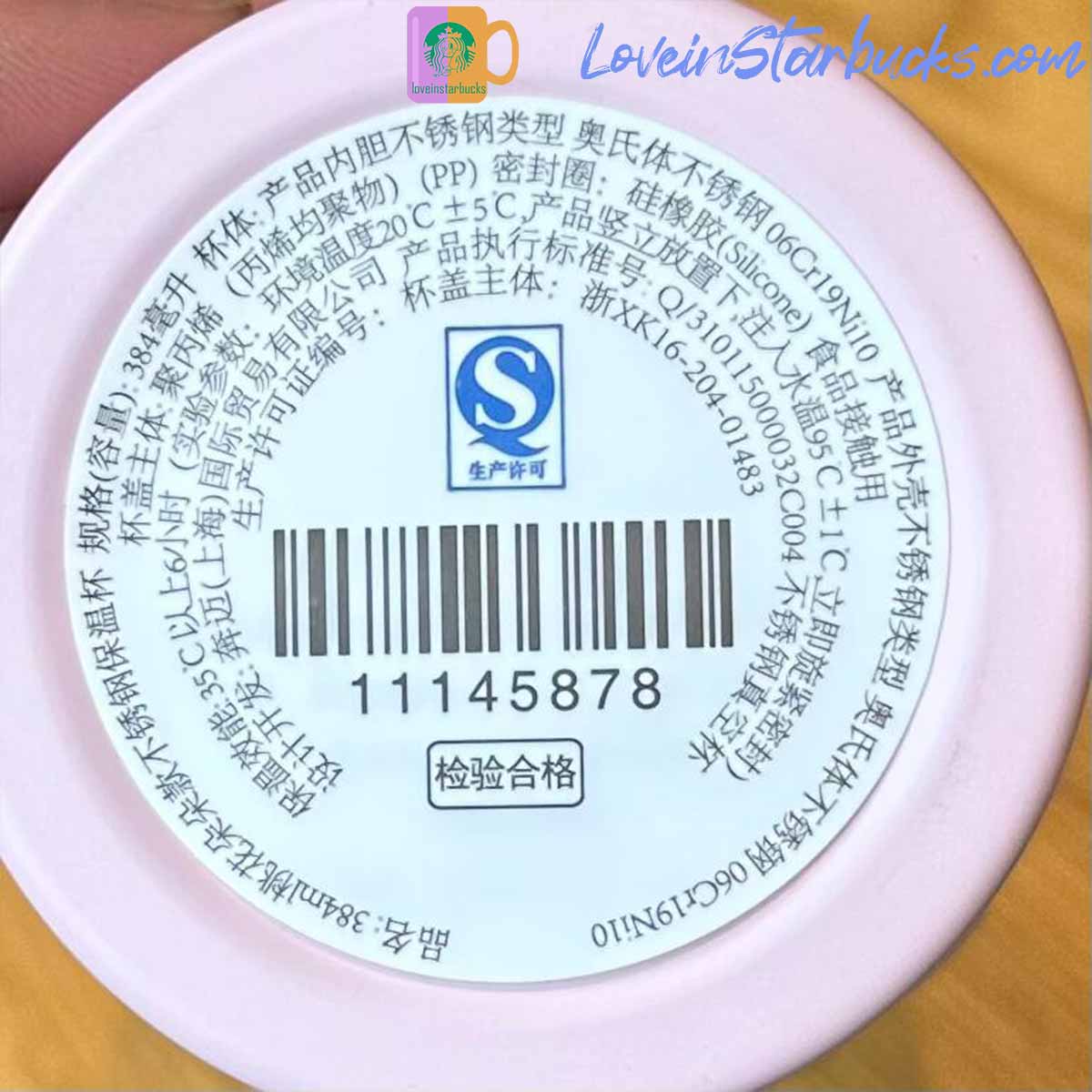 2023 China Starbucks Peach Blossoms stainless steel tumbler 384ml Starbucks loveinstarbucks