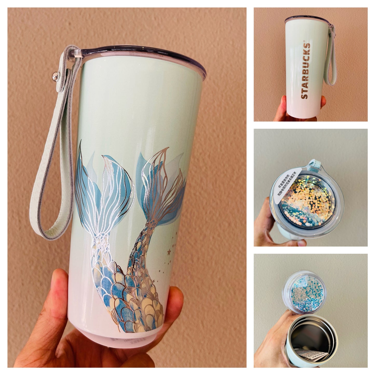 Starbucks China 2022 anniversary blue Ocean Stainless Steel Travel Cup Starbucks loveinstarbucks