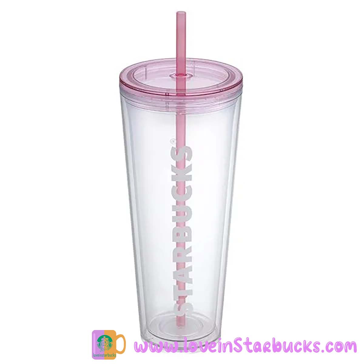 Starbucks Asia 2023 Sakura series - straw cold cup 24oz venti tumbler with strap Starbucks loveinstarbucks