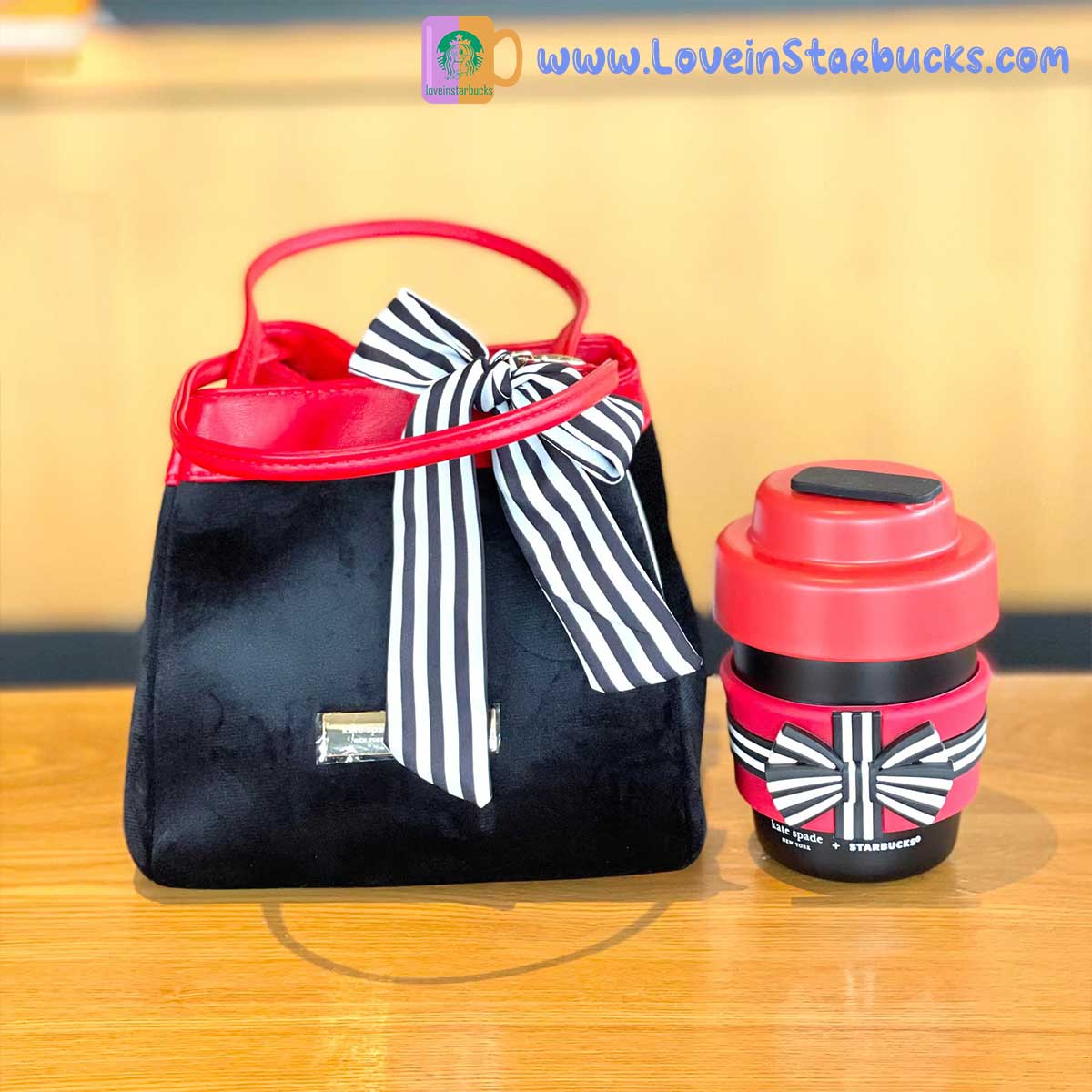 Starbucks 2023 China kate spade co-branded Stainless steel cup set 420ml Starbucks loveinstarbucks