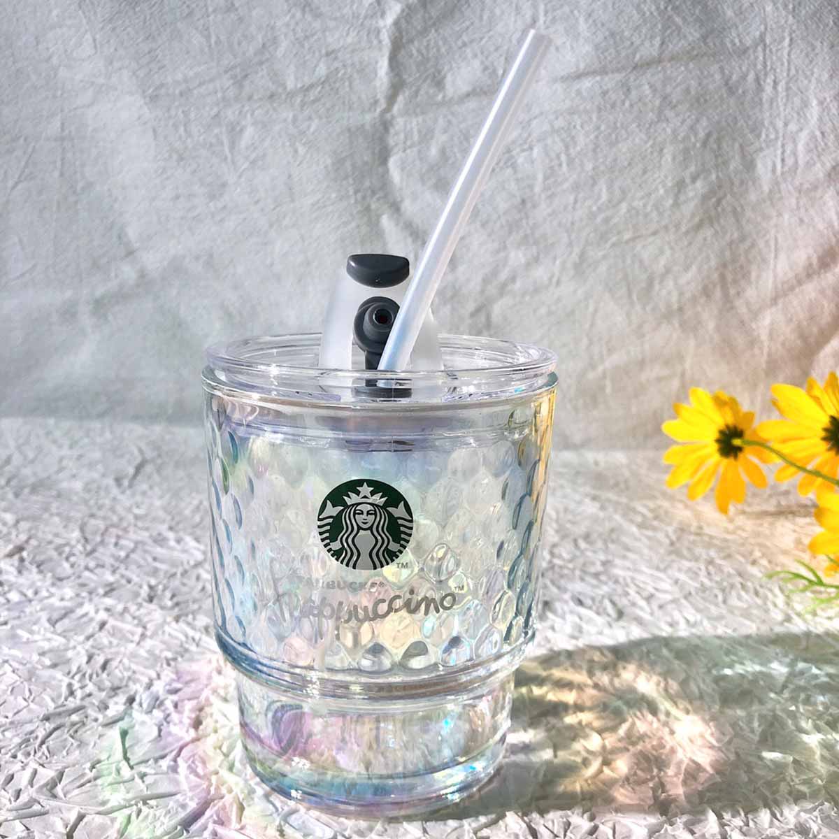 Starbucks China Enjoy Frappuccino Glass Straw Cup Starbucks loveinstarbucks