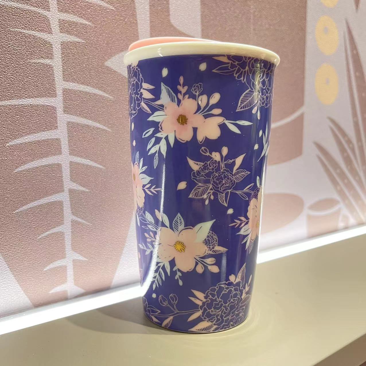 Starbucks China 2019 Cherry blossom bloom Double Layer Ceramic Mug Starbucks loveinstarbucks