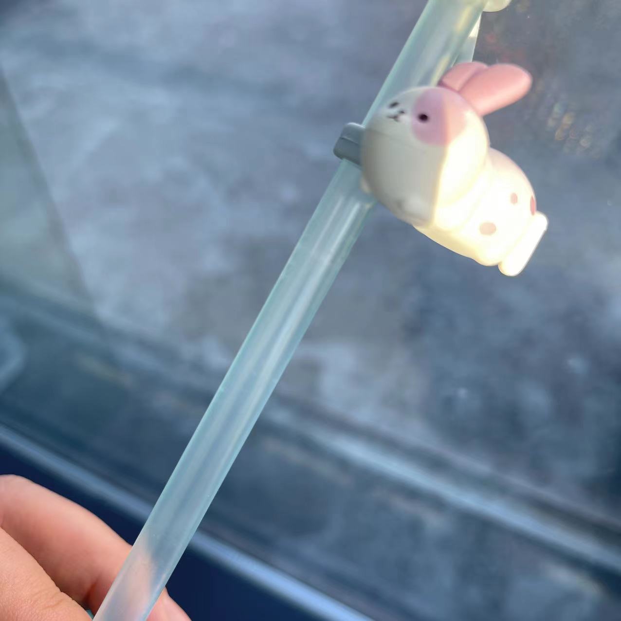 Starbucks tumblers Blue Studded China Mid-Autumn Festival bunny 24oz Straw Cup Starbucks loveinstarbucks