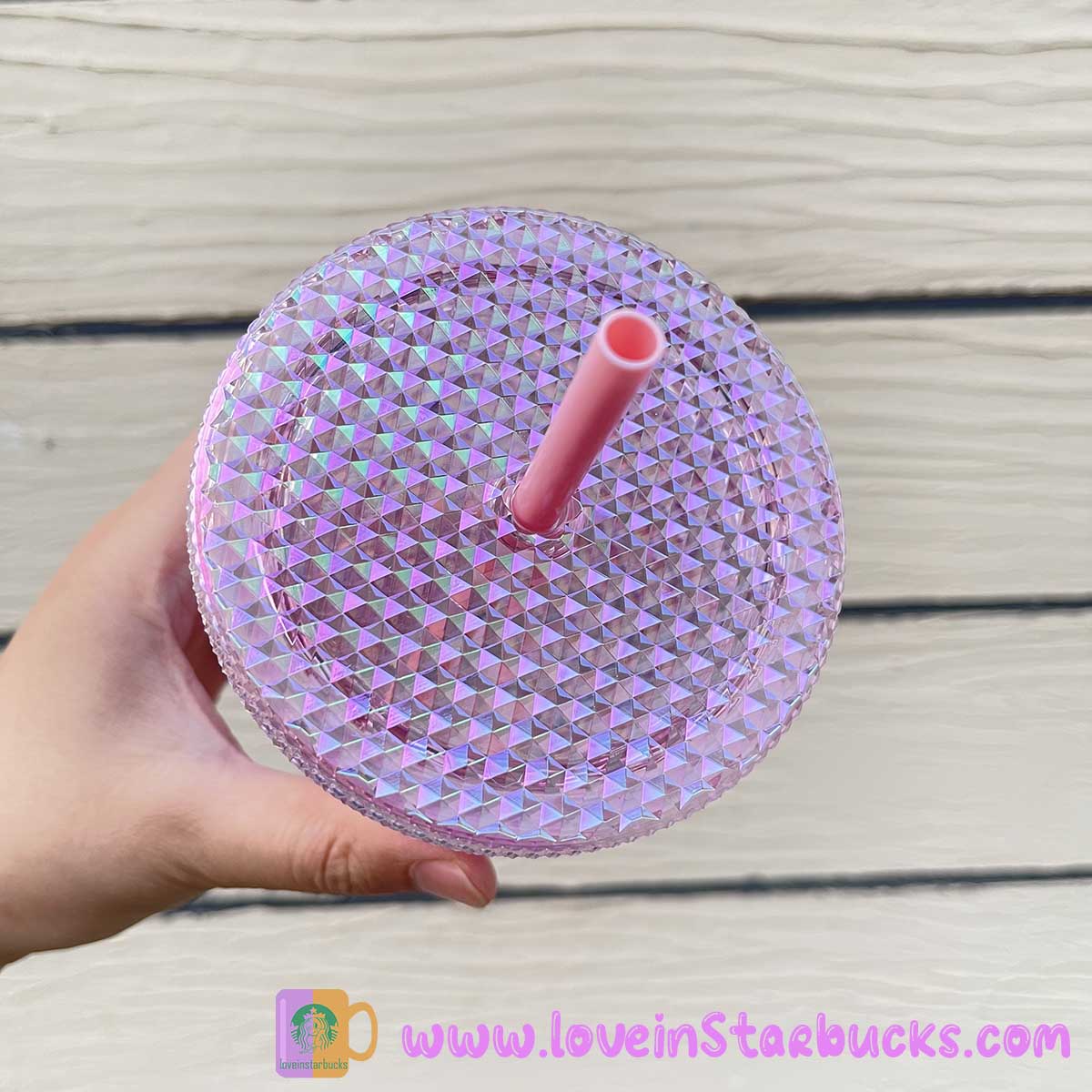 Starbucks tumbers 2020 China/Thailand Sakura Pink Studded 24oz cold cup -first generation Starbucks loveinstarbucks