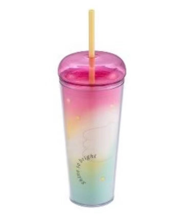 Starbucks tumblers Taiwan Summer 2 cold straw cups Starbucks loveinstarbucks
