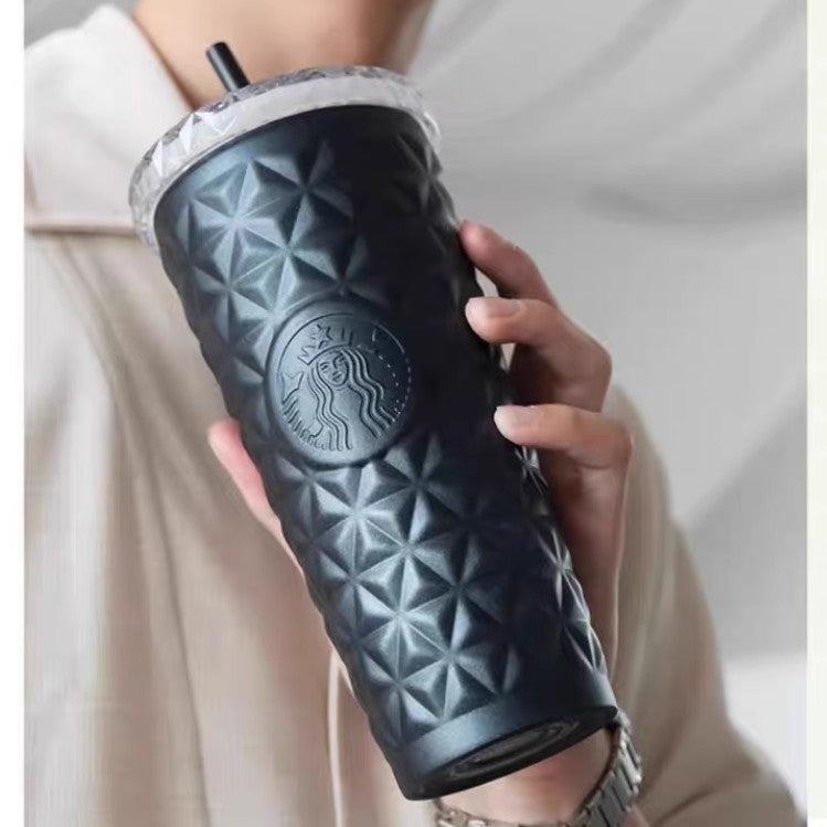 Starbucks China 2023 lunar Valentine's Day black/white Dion stainless steel cup 20oz Starbucks loveinstarbucks