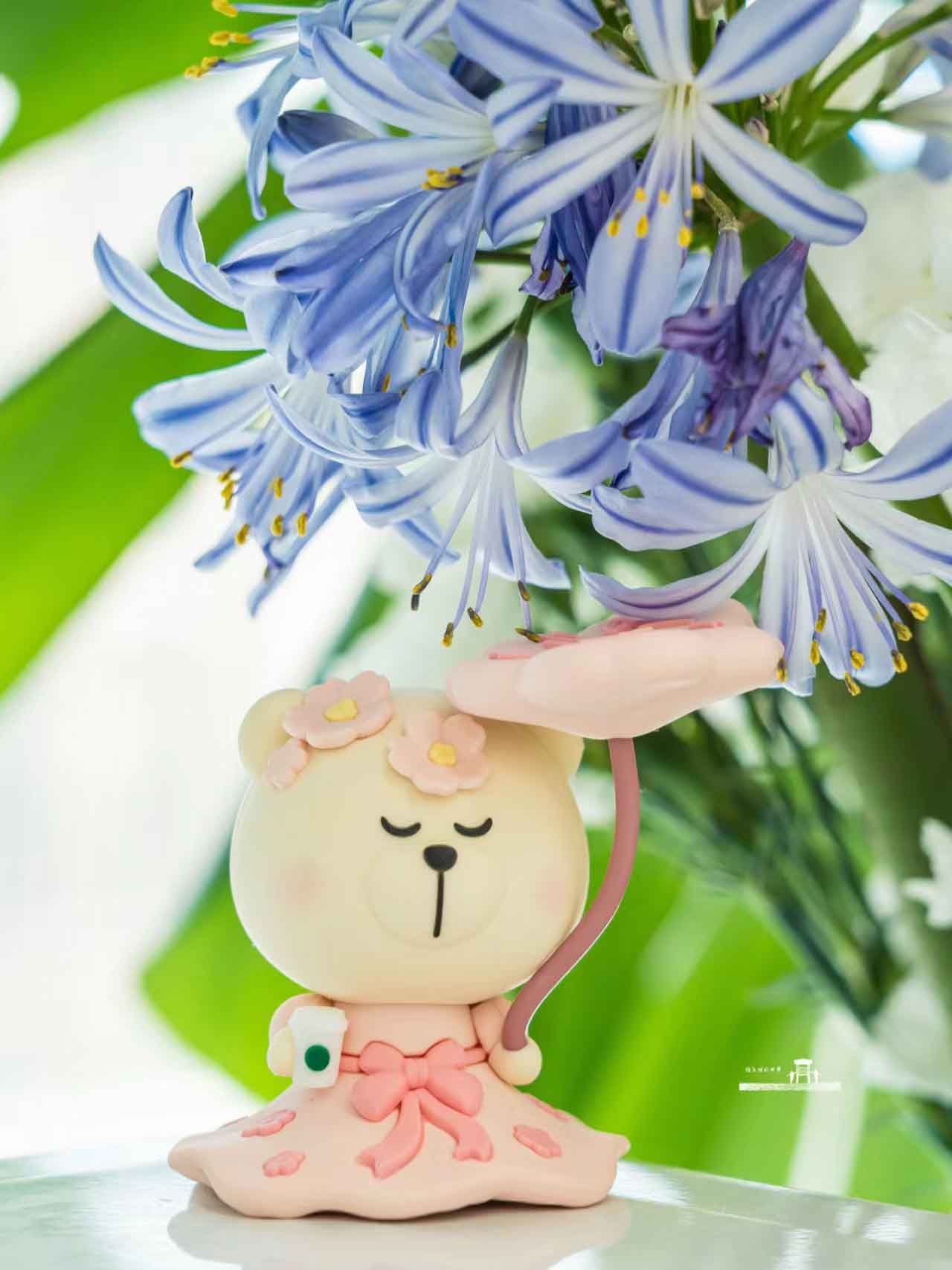 Starbucks China 2023 Spring flower- Kite ,fisherman ,Sakura bear ornament bear doll Starbucks loveinstarbucks