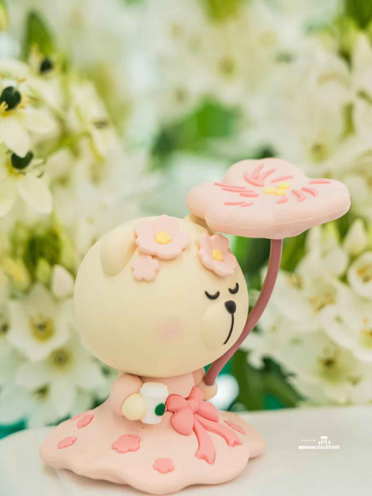 Starbucks China 2023 Spring flower- Kite ,fisherman ,Sakura bear ornament bear doll Starbucks loveinstarbucks